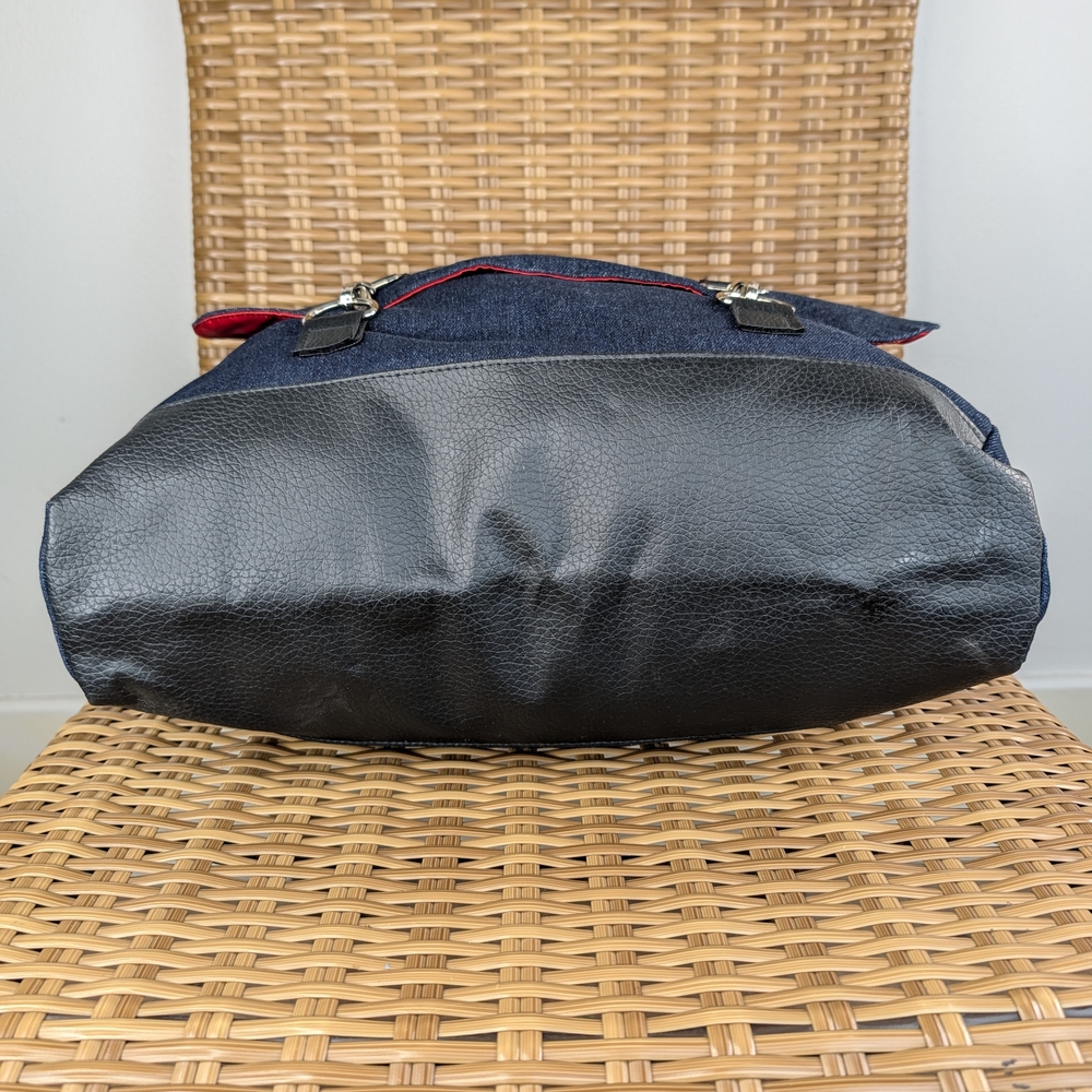 Depeche Mode Denim Messenger Bag Global Spirit Tour VIP Package Embroidered Blue - Picture 6 of 16